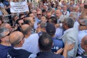 İYİ PARTİ BASIN AÇIKLAMASINDA ARBEDE YAŞANDI