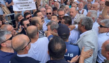 İYİ PARTİ BASIN AÇIKLAMASINDA ARBEDE YAŞANDI