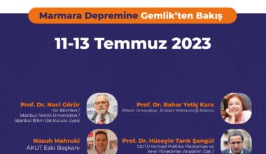 GEMLİK’TE AFET ZARARLARINI AZALTMA ÇALIŞTAYI BAŞLIYOR
