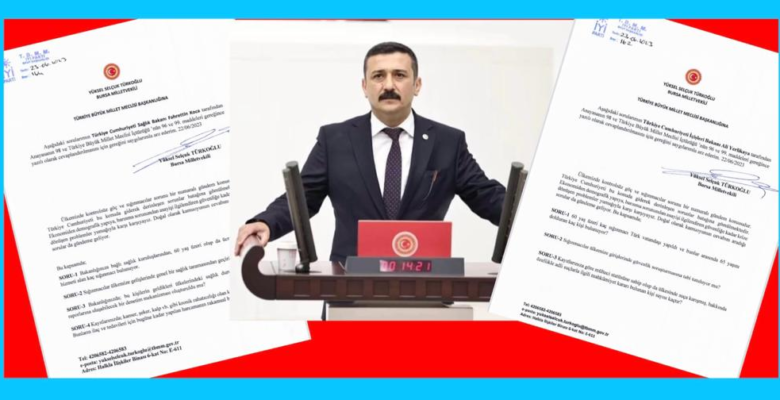TÜRKOĞLU’NDAN İÇİŞLERİ VE SAĞLIK BAKANLIĞINA SIĞINMACI SORULARI