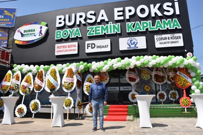 BURSA EPOKSİ BOYA ZEMİN KAPLAMA, HİZMETE AÇILDI