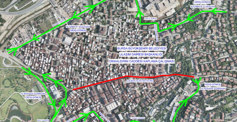 DİKKALDIRIM CADDESİ’NDE TRAFİK DÜZENLEMESİ