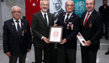 Başkan Erdem, gazileri unutmadı