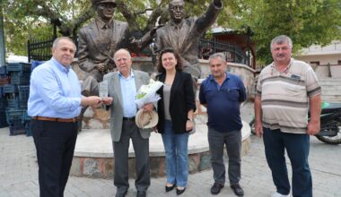 Gemlik’te en kıdemli zeytin üreticisi unutulmadı