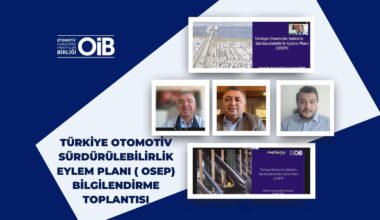 OİB, Otomotiv Sürdürülebilirlik Eylem Planının tanıtımına başladı