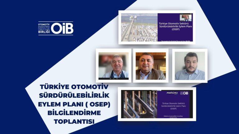 OİB, Otomotiv Sürdürülebilirlik Eylem Planının tanıtımına başladı