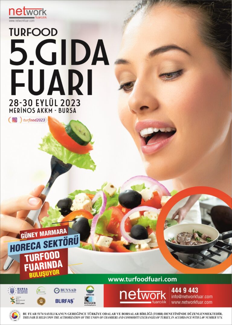 TURFOOD 5. GIDA FUARI PERŞEMBE GÜNÜ AÇILIYOR