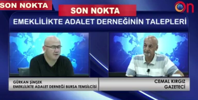 “ADİL KADEMELİ EMEKLİLİK İSTİYORUZ”