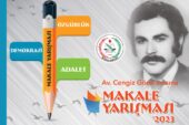 Avukat Cengiz Göral Makale Yarışması 2023 sonuçları belli oldu