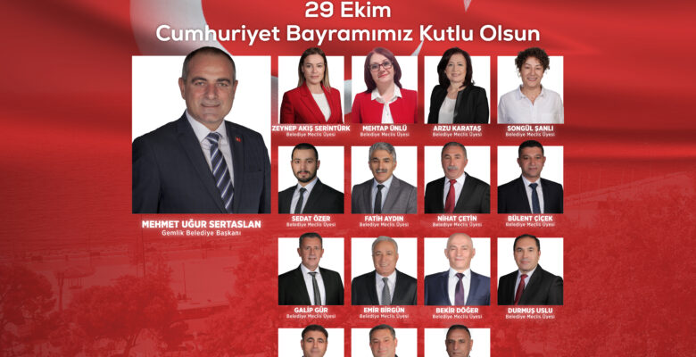 CHP Gemlik Belediye Meclis Üyelerinden 29 Ekim Mesajı