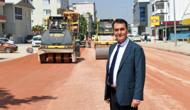 Osmangazi’nin yollarına siyah makyaj