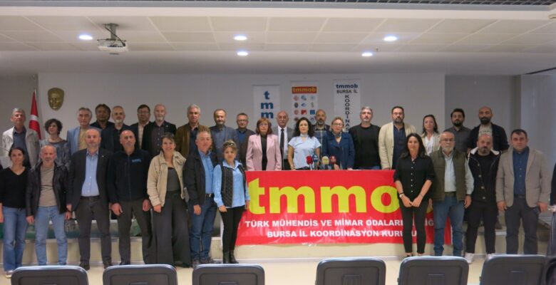 TMMOB BURSA İKK’DAN İSRAİL’E KINAMA…