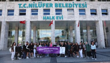 Kız çocukları Nilüfer’den dünyaya dostluk ve barış mesajı verdi