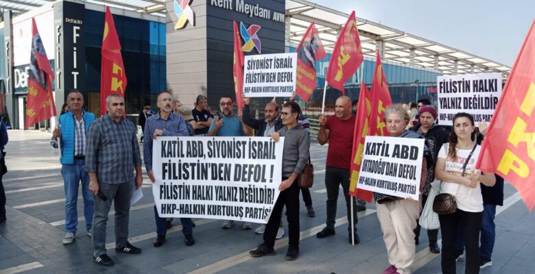 HALKIN KURTULUŞ PARTİSİNDEN İSRAİL PROTESTOSU