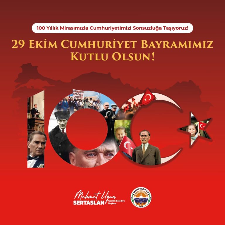 Gemlik Belediye Başkanı Mehmet Uğur Sertaslan’ın 29 Ekim Mesajı