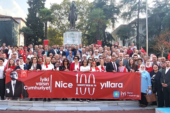 100.YILI, 100 METRELİK BAYRAKLA KUTLADILAR!