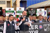 BURSA’DA SAĞLIK ÇALIŞANLARI FİLİSTİN İÇİN TEK YÜREK OLDU
