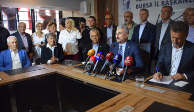 CHP Bursa’dan ‘tezkere’ tepkisi: Vatan toprağımızın çiğnenmesinin önü açılmaktadır!