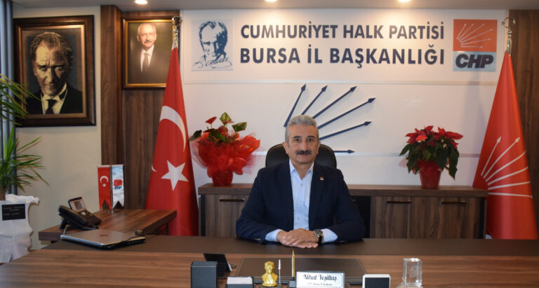 CHP BURSA İL BAŞKANI YEŞİLTAŞ: VATANDAŞ 50 TL’YE AKP PROPAGANDASI SATIN ALIYOR
