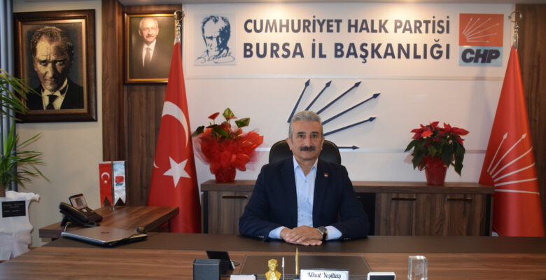 CHP BURSA İL BAŞKANI YEŞİLTAŞ: VATANDAŞ 50 TL’YE AKP PROPAGANDASI SATIN ALIYOR