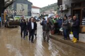 MUDANYA BELEDİYESİ EKİPLERİNDEN SEL SONRASI MÜDAHALE