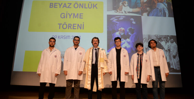 Veteriner hekim adayları beyaz önlüklerini giydi