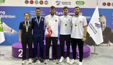 Badmintoncular Azerbaycan’dan 3 madalyayla döndü