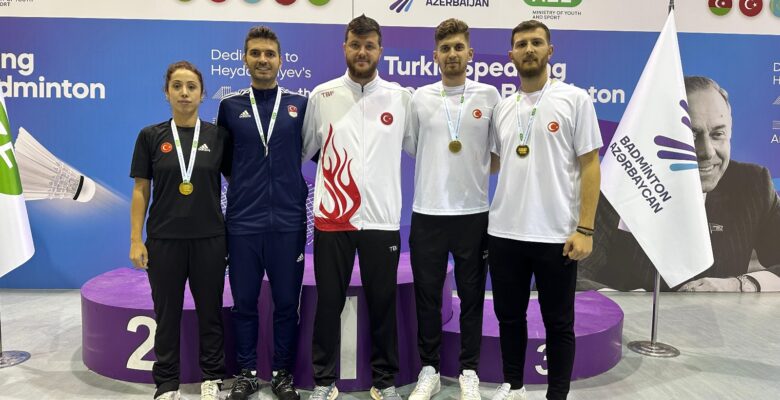 Badmintoncular Azerbaycan’dan 3 madalyayla döndü