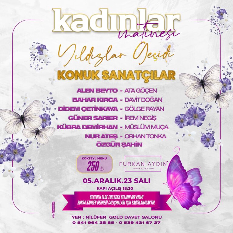 BURSALI SANATÇILAR TEK YÜREK OLACAK!