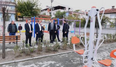 Harmancık ilçesi’nin ilk parkı Osmangazi Belediyesi’nden