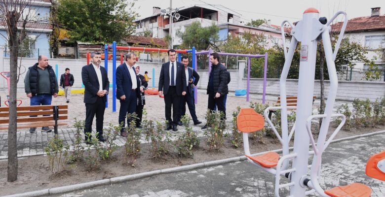 Harmancık ilçesi’nin ilk parkı Osmangazi Belediyesi’nden