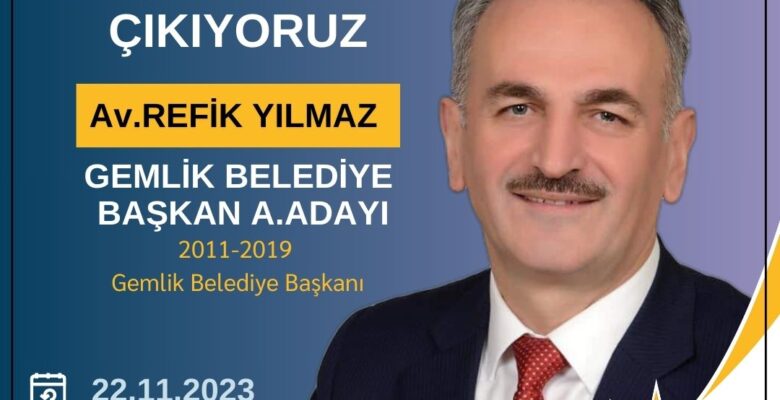 Refik Yılmaz Adaylığını Açıklıyor