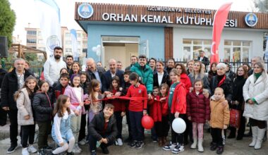 MUDANYA BELEDİYESİ ORHAN KEMAL KÜTÜPHANESİ AÇILDI