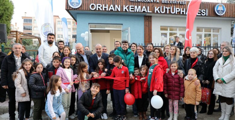 MUDANYA BELEDİYESİ ORHAN KEMAL KÜTÜPHANESİ AÇILDI