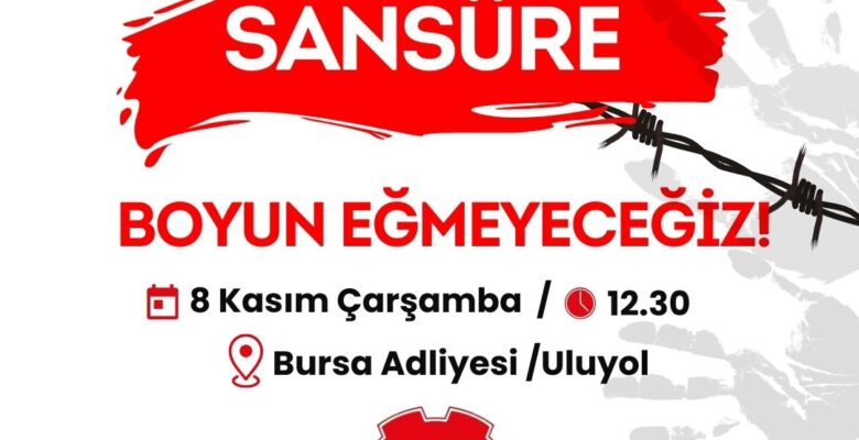 Gazetecilerden sansüre hayır!