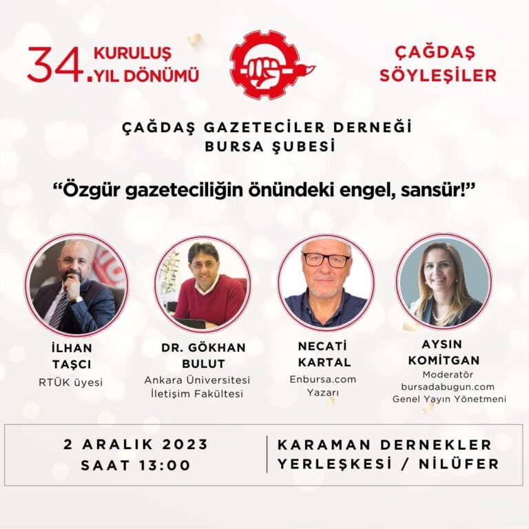 ÇGD BURSA ŞUBESİ 34 YAŞINDA