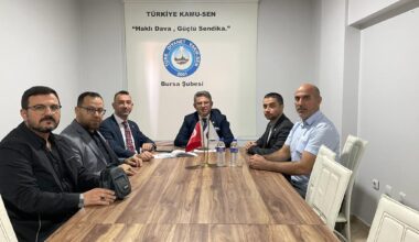 Türk Diyanet Vakıf-Sen Genel Başkan Yardımcısı Hilmi Şanlı Bursa’da.