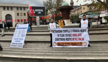 TÖB SEN’den Beyaz Önlük Protestosu