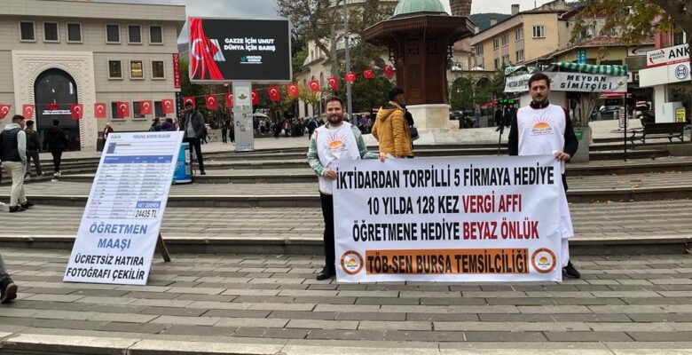 TÖB SEN’den Beyaz Önlük Protestosu