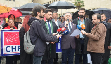 CHP YILDIRIM’DAN CAN ATALAY İÇİN AÇIKLAMA VE OTURMA EYLEMİ