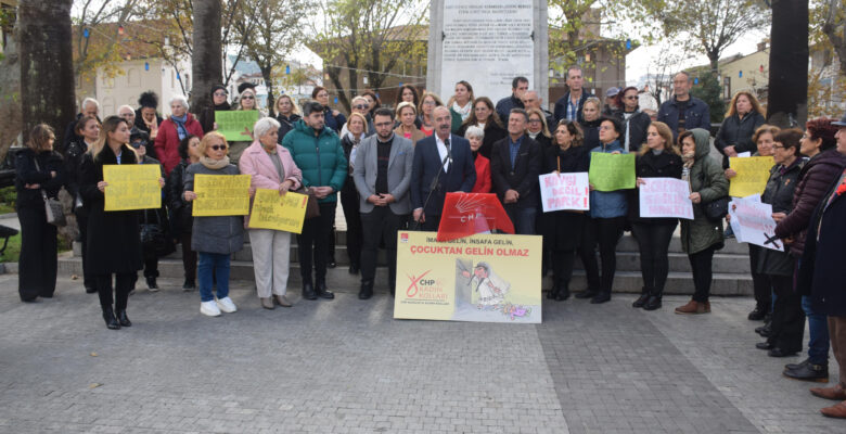 CHP MUDANYA KADIN KOLLARI: “MİLYONLARCA ÇOCUK SERMAYENİN UCUZ İŞÇİSİ”