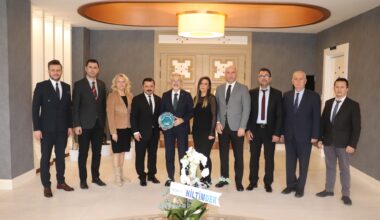NİLTİMDER’DEN BAŞKAN TURGAY ERDEM’E ZİYARET