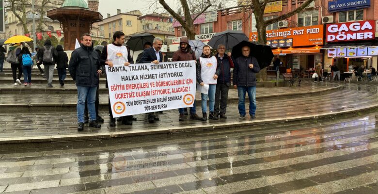 TÖB-SEN’DEN ÜCRETSİZ ULAŞIM EYLEMİ