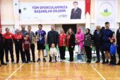 Osmangazi Belediyesi personeli masa tenisiyle stres attı