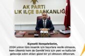 AK PARTİ GEMLİK İLÇE TEŞKİLATI YENİ YILINIZI KUTLAR…