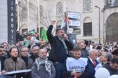 BURSA GAZZE KATLİAMINA KARŞI TEK YÜREK OLDU