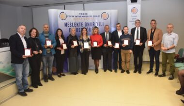 TECRÜBELİ ÇEVRE MÜHENDİSLERİ ONURLANDIRILDI