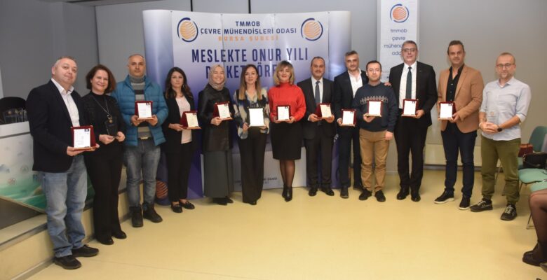 TECRÜBELİ ÇEVRE MÜHENDİSLERİ ONURLANDIRILDI