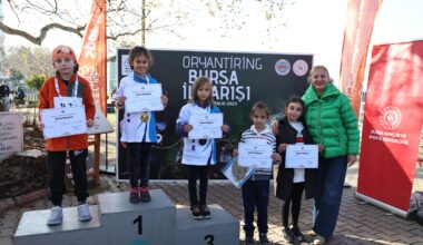 Gölyazı’da oryantiring yarışları renkli anlara sahne oldu