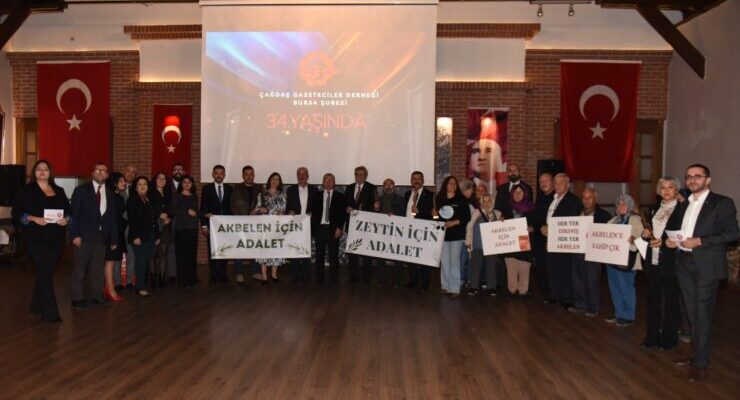 ÇGD Bursa Şubesi’nde 2023 yılı ödülleri sahiplerini buldu!